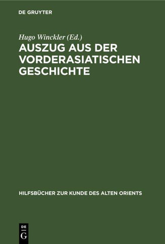 Auszug aus der vorderasiatischen Geschichte