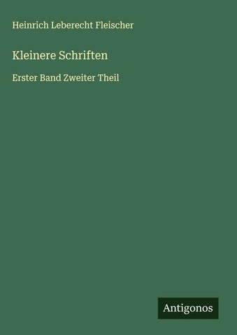 Kleinere Schriften