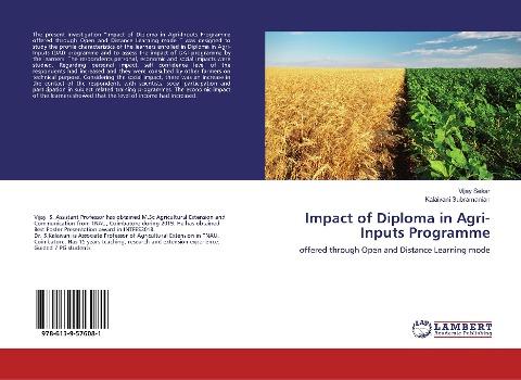 Impact of Diploma in Agri-Inputs Programme