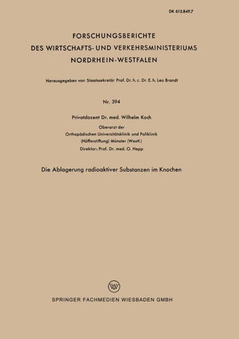 Die Ablagerung radioaktiver Substanzen im Knochen