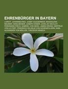 Ehrenbürger in Bayern