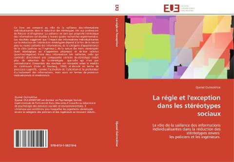 La régle et l'exception dans les stéréotypes sociaux