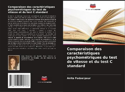 Comparaison des caractéristiques psychométriques du test de vitesse et du test C standard