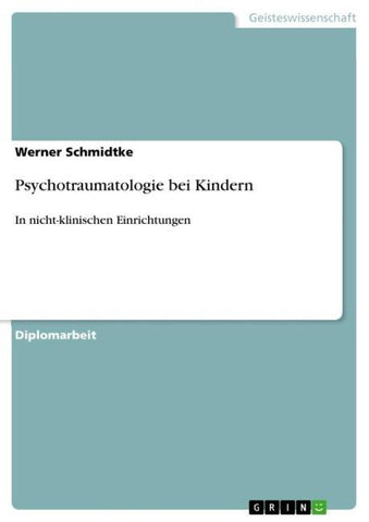 Psychotraumatologie bei Kindern