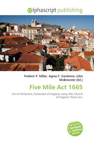 Five Mile Act 1665
