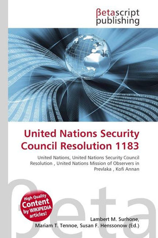 United Nations Security Council Resolution 1183