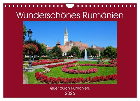 Wunderschönes Rumänien (Wandkalender 2026 DIN A4 quer), CALVENDO Monatskalender