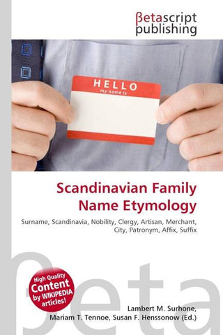 Scandinavian Family Name Etymology