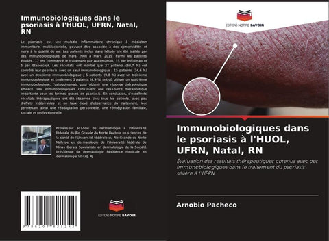 Immunobiologiques dans le psoriasis à l'HUOL, UFRN, Natal, RN