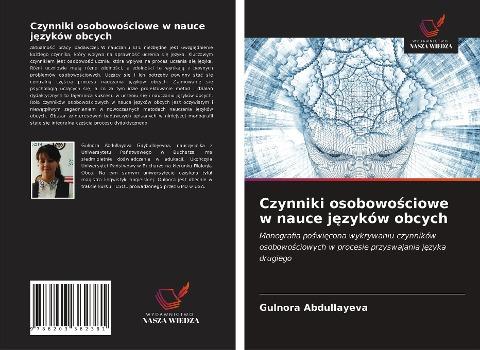 Czynniki osobowo¿ciowe w nauce j¿zyków obcych