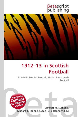 1912-13 in Scottish Football