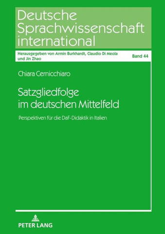 Satzgliedfolge im deutschen Mittelfeld
