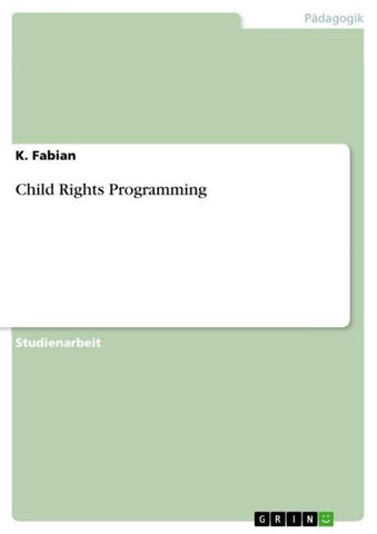 Child Rights Programming