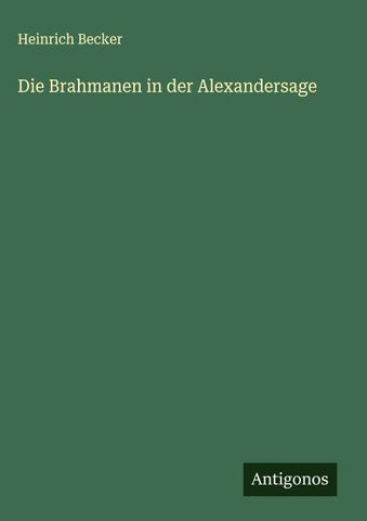 Die Brahmanen in der Alexandersage