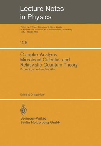 Complex Analysis, Microlocal Calculus and Relativistic Quantum Theory