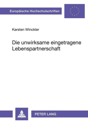 Die unwirksame eingetragene Lebenspartnerschaft