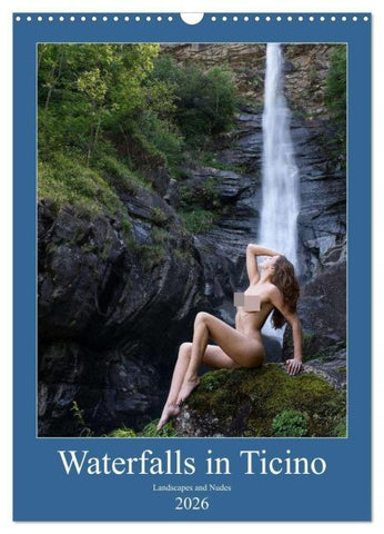 Waterfalls in Ticino (Wall Calendar 2026 DIN A3 portrait), CALVENDO 12 Month Wall Calendar