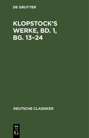 Klopstock’s Werke, Bd. 1, Bg. 13–24