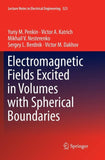 Electromagnetic Fields Excited in Volumes with Spherical Boundaries