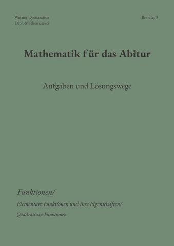 Mathematik für das Abitur
