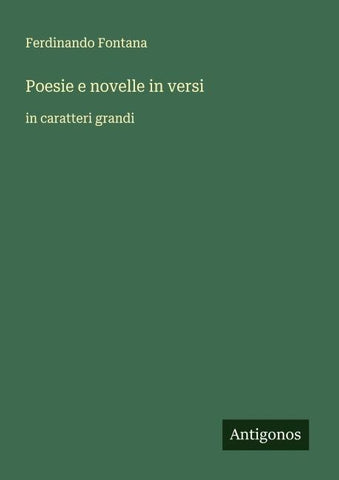 Poesie e novelle in versi