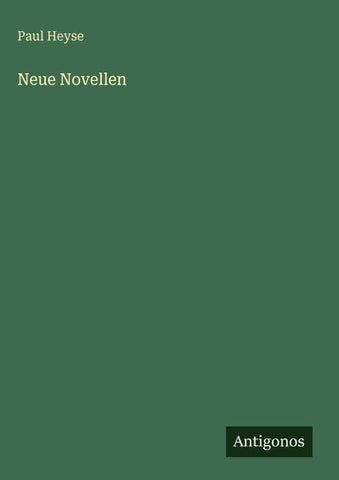 Neue Novellen
