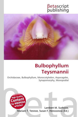 Bulbophyllum Teysmannii
