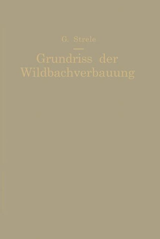 Grundriß der Wildbachverbauung