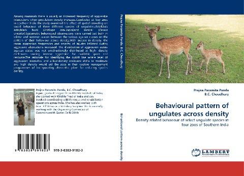 Behavioural pattern of ungulates across density
