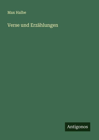 Verse und Erzählungen