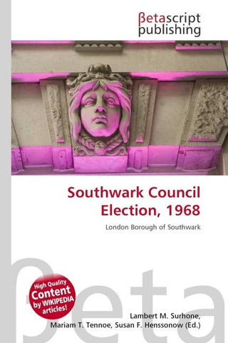 Southwark Council Election, 1968