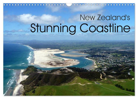 New Zealand's Stunning Coastline (Wall Calendar 2026 DIN A3 landscape), CALVENDO 12 Month Wall Calendar