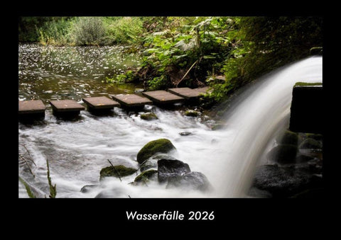 Wasserfälle 2026 Fotokalender DIN A3