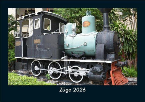 Züge 2026 Fotokalender DIN A5