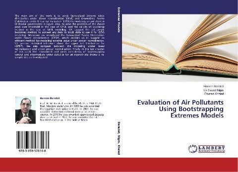 Evaluation of Air Pollutants Using Bootstrapping Extremes Models