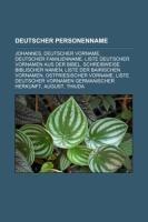Deutscher Personenname