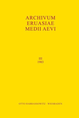 Archivum Eurasiae Medii Aevi III (1983)