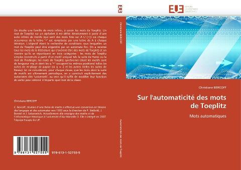 Sur l''automaticité des mots de Toeplitz
