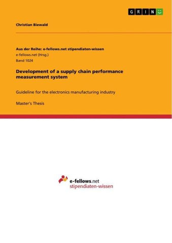 Development of a supply chain performance measurement system