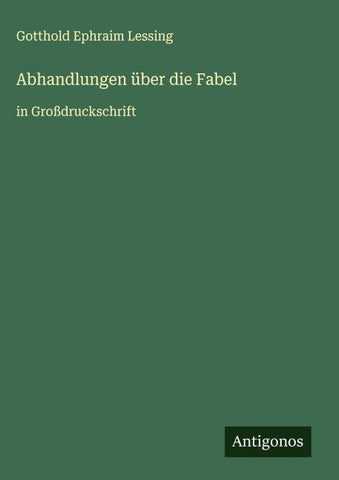 Abhandlungen über die Fabel