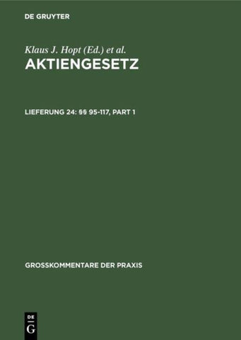 Aktiengesetz / §§ 95-117