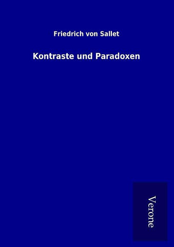 Kontraste und Paradoxen