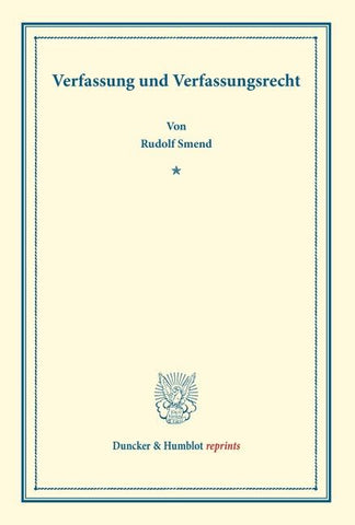 Verfassung und Verfassungsrecht