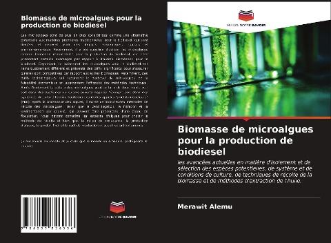 Biomasse de microalgues pour la production de biodiesel