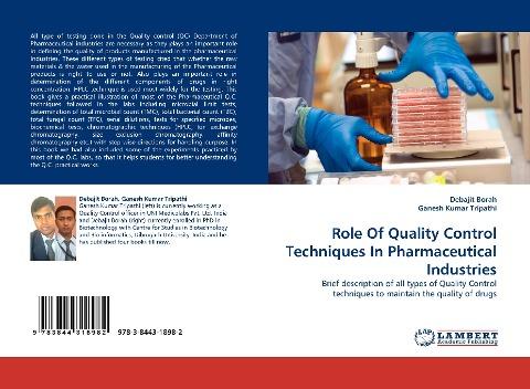 Role Of Quality Control Techniques In Pharmaceutical Industries