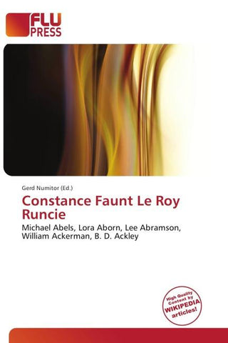 Constance Faunt Le Roy Runcie