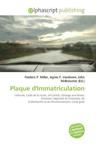 Plaque d'Immatriculation