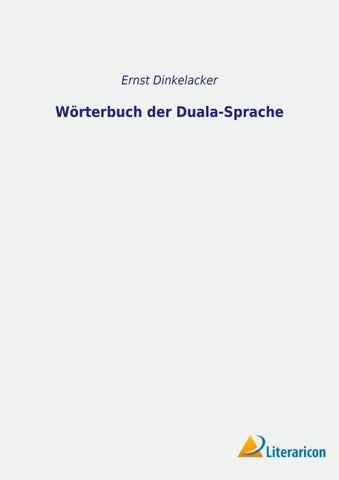 Wörterbuch der Duala-Sprache