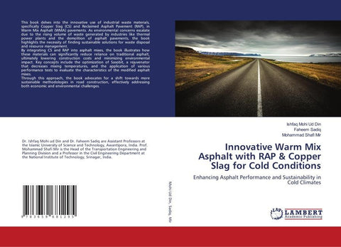 Innovative Warm Mix Asphalt with RAP & Copper Slag for Cold Conditions