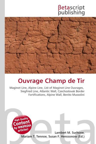 Ouvrage Champ de Tir